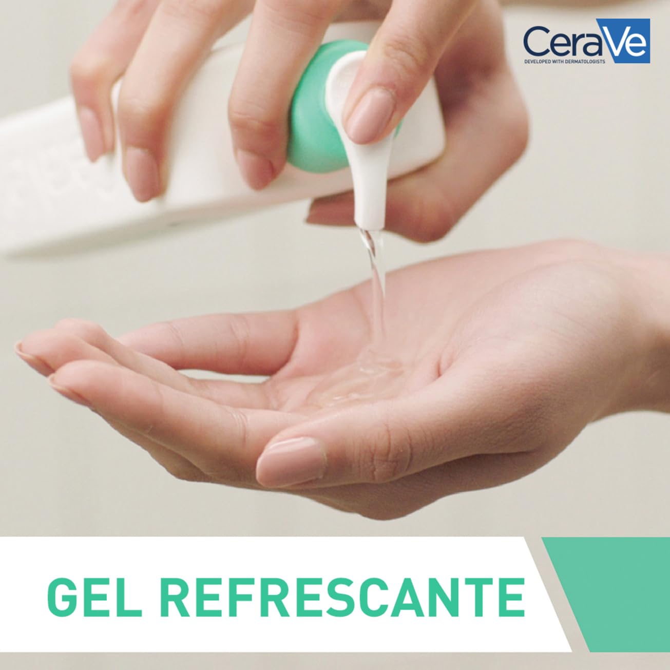 CeraVe Gel Limpiador Espumoso – Para Piel Normal a Grasa, Rostro y Cuerpo (236 ml)