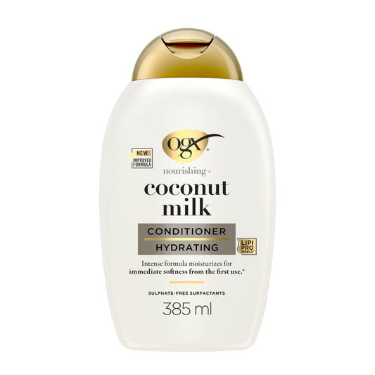 OGX Nourishing + Coconut Milk Conditioner 385 ml - Hidratación y Suavidad