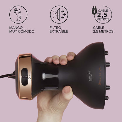 Bellissima Imetec My Pro Diffon Ceramic, Hot air diffuser for curly hair, ceramic technology, 700 W, 2 air/temperature combinations, delicate drying without frizz effect, 700 W