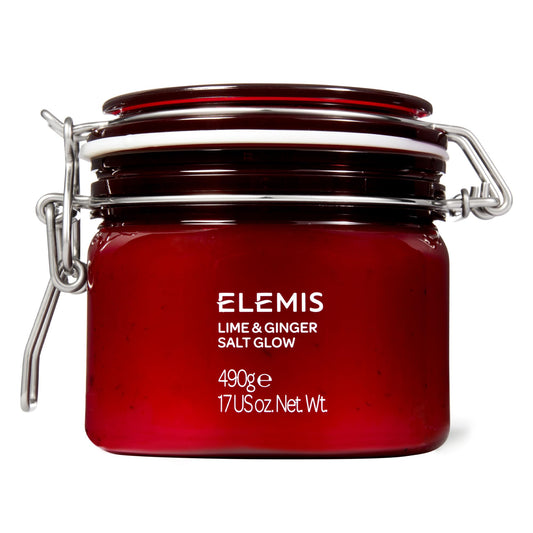 ELEMIS Lime and Ginger Salt Glow, exfoliante corporal vigorizante a base de sales 490 g