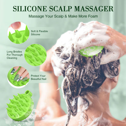 Scalp Scrub, Tea Tree Oil &amp; Mint Scrub, Cleansing &amp; Nourishing Scalp Shampoo, Oil Control, Hair Loss Prevention, 300g