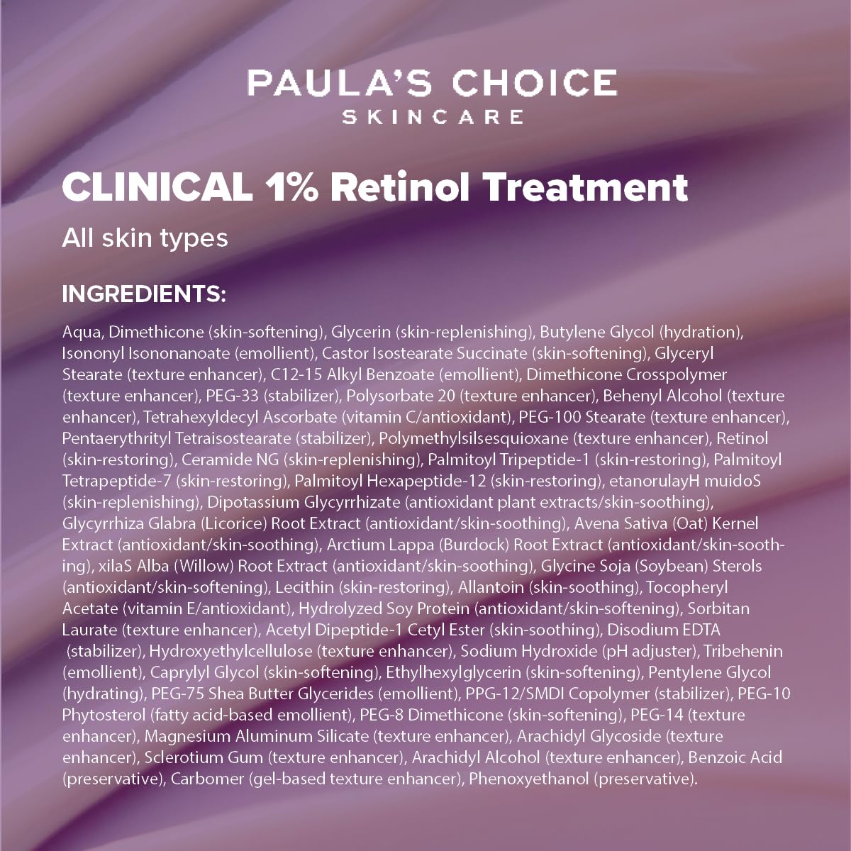 Paula’s Choice CLINICAL 1% Retinol Tratamiento - Antiarrugas 30 ml