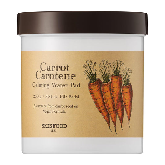 SKINFOOD Almohadillas Calmantes de Zanahoria Caroteno - 60 Hojas