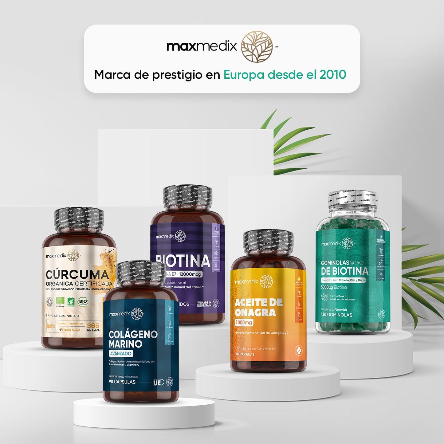 Gominolas de Biotina 5000 mcg para Cabello Piel y Uñas 120 Unidades - Multivitaminas y Minerales en Gomitas con Vitamina C, E, del Grupo B, D, A, Selenio, Yodo, Colina, Inositol y Más para 2 Meses