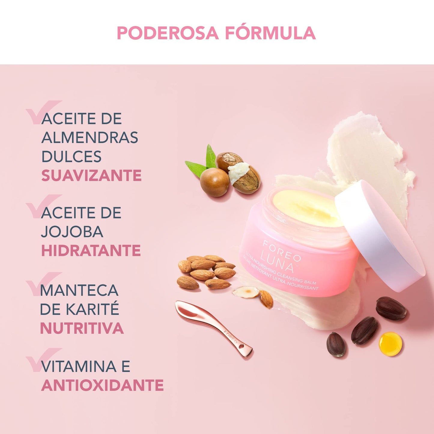 FOREO LUNA Ultra-Nourishing Cleansing Balm - Gentle Facial Makeup Remover - Face Cleansing Gel - Eye Makeup Remover - Vegan &amp; Cruelty-Free - Fragrance-Free &amp; Eco-Friendly - 75ml