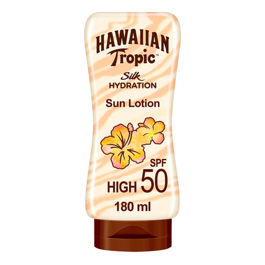 Hawaiian Tropic Silk Hydration SPF50 - Loción Solar Hidratante 180 ml