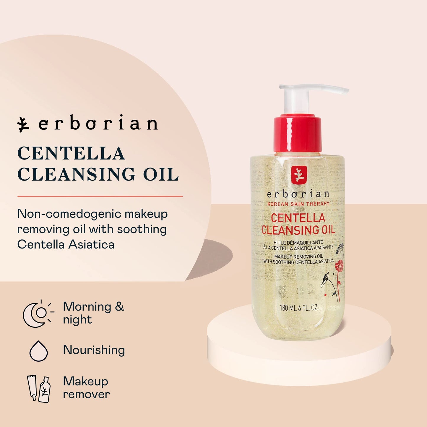 Erborian Cleansing Oil – Aceite Limpiador para Todo Tipo de Piel (Cuidado Diario)