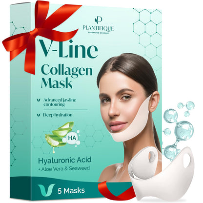 PLANTIFIQUE Mascarilla Facial V-Line - Lifting y Reductor de Papada