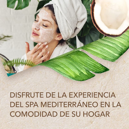 O Naturals Exfoliante de Aceite de Coco y Sal del Mar Muerto, Limpieza Profunda de Cara Cuerpo y Pies. Trata la Piel Grasa, Pelo Encarnado y Piel Muerta. Aceites Esenciales 500gr