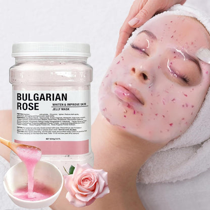 FOKIABIN Gel Mascarilla Peel Off con Rosa Búlgara - Hidratante y Nutritiva