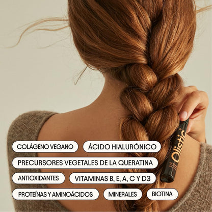 Olistic WOMEN - 28 Ampollas de Tratamiento Anticaída Cabello para Mujer, Fortalece las Fibras Capilares y Ayuda a Prevenir la Caída de Pelo, Natural, Vegano, Sin Gluten