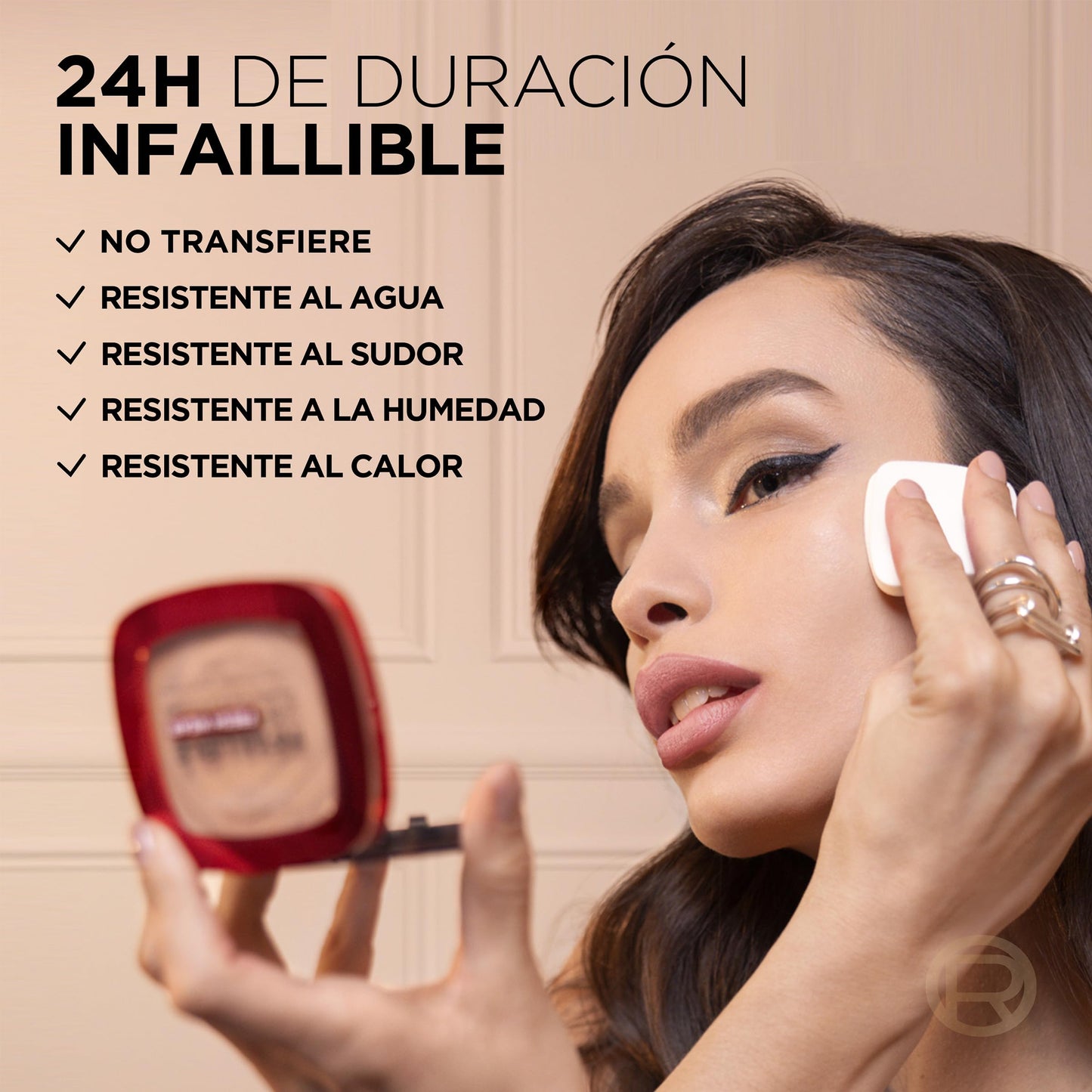 Polvos Compactos Mate Infalible 24H L'Oréal Paris - Tono 140