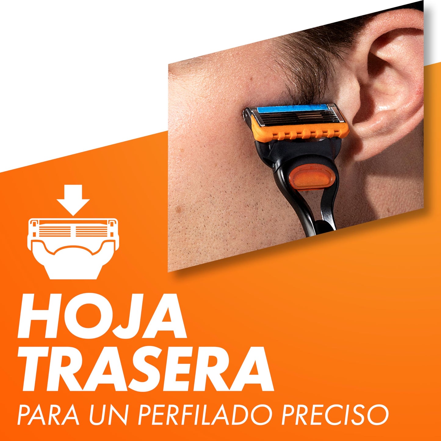 Gillette Fusion5 - 18 Cuchillas de Recambio para Afeitado Apurado