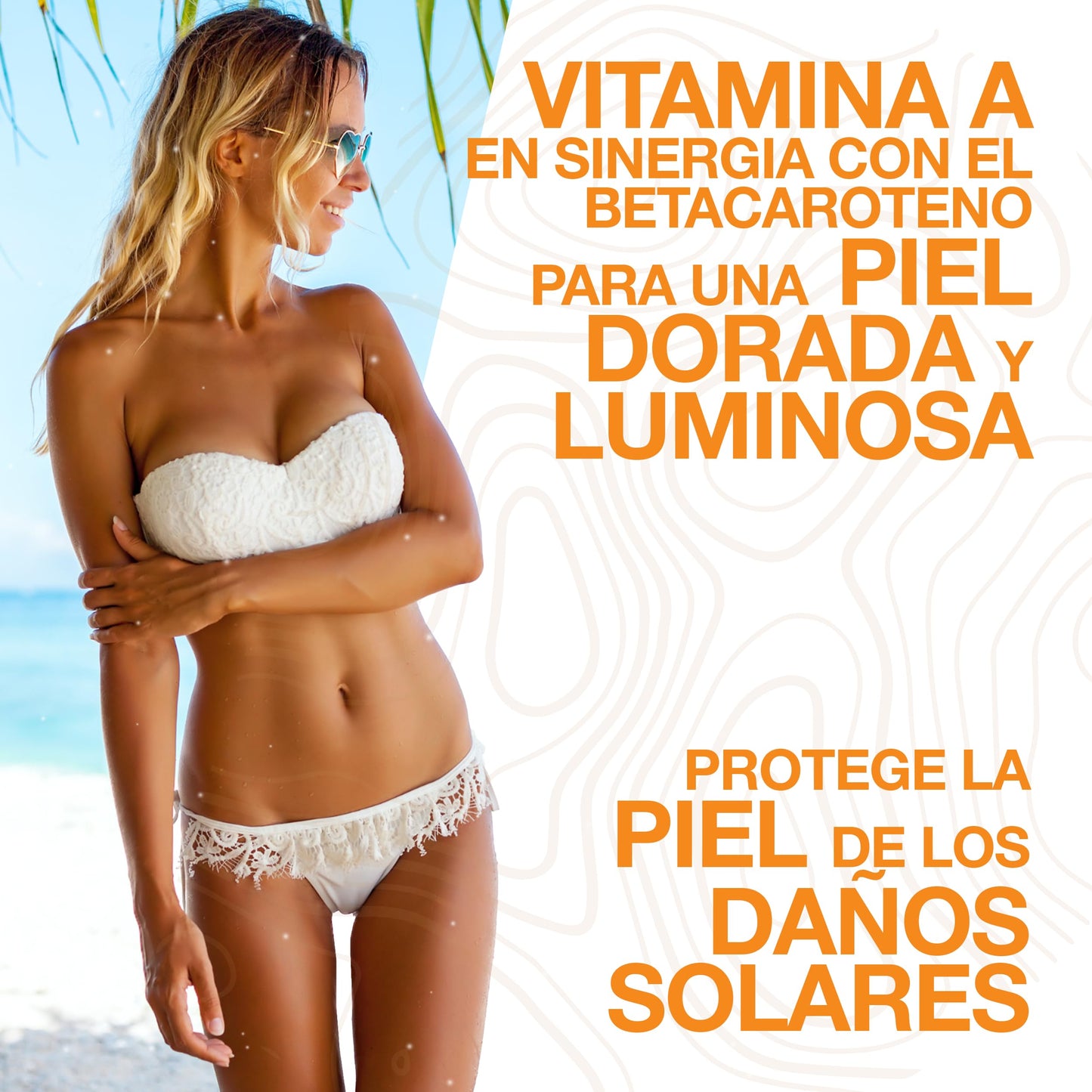 Acelerador Bronceado - BETACAROTENO. Suplemento de bronceado, 200 Comprimidos, Betacaroteno para bronceado fuerte, Estimula la producción de melanina, Bronceador. Betacaroteno capsulas bronceado