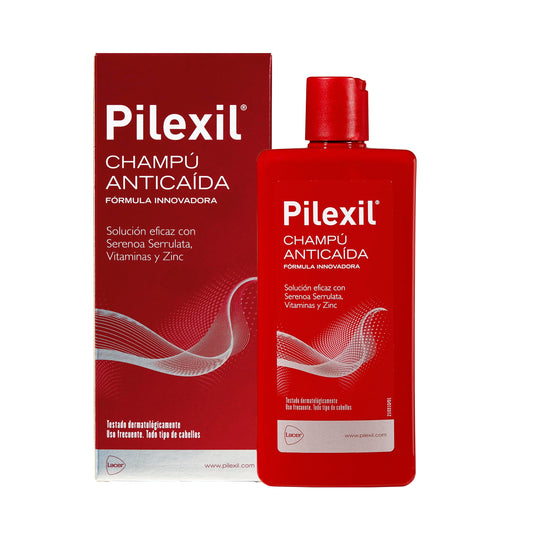 Pilexil Champú Anticaída 300 ml - Uso Frecuente para Hombres y Mujeres