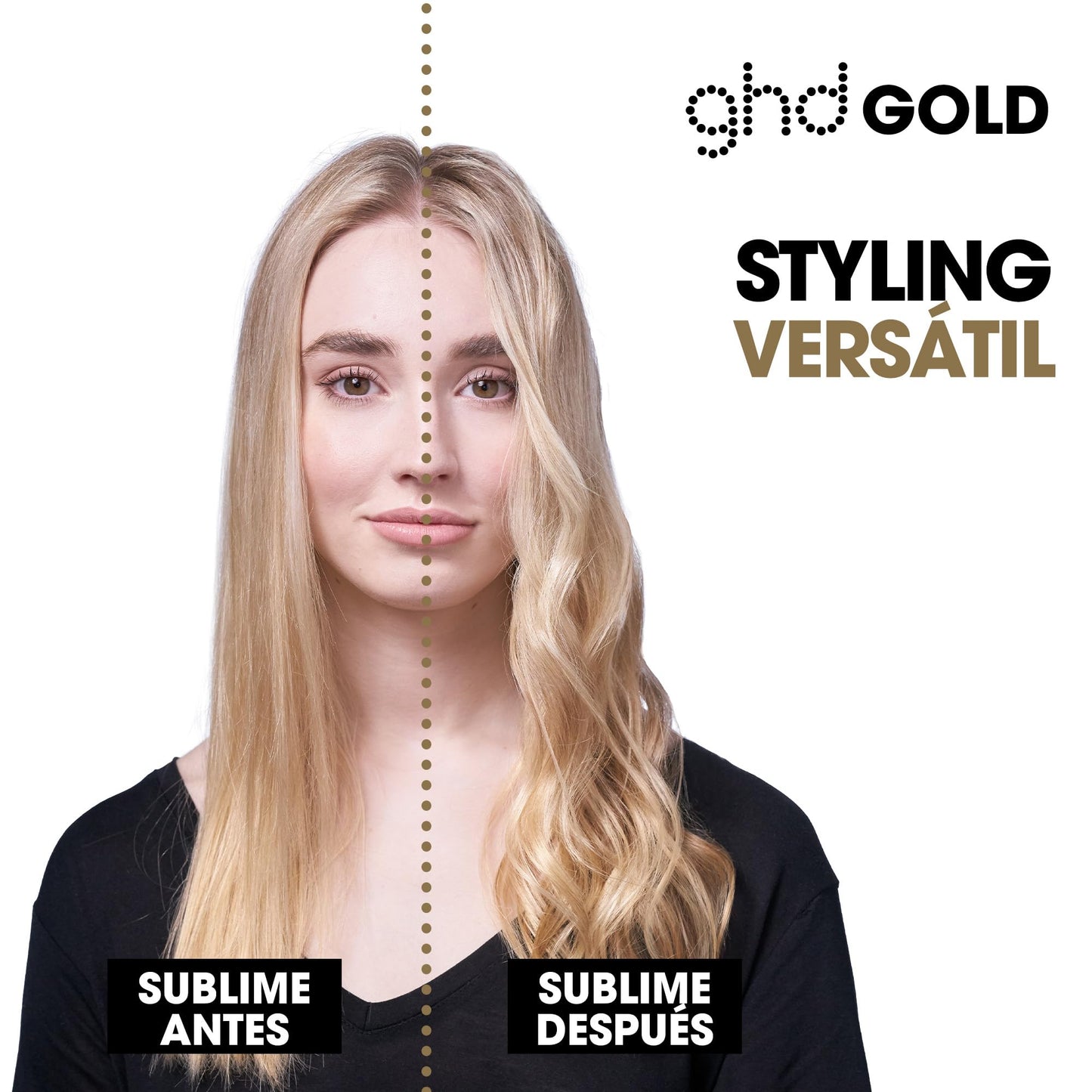 Plancha de Pelo ghd Gold - Profesional para Alisar, Rizar y Ondular