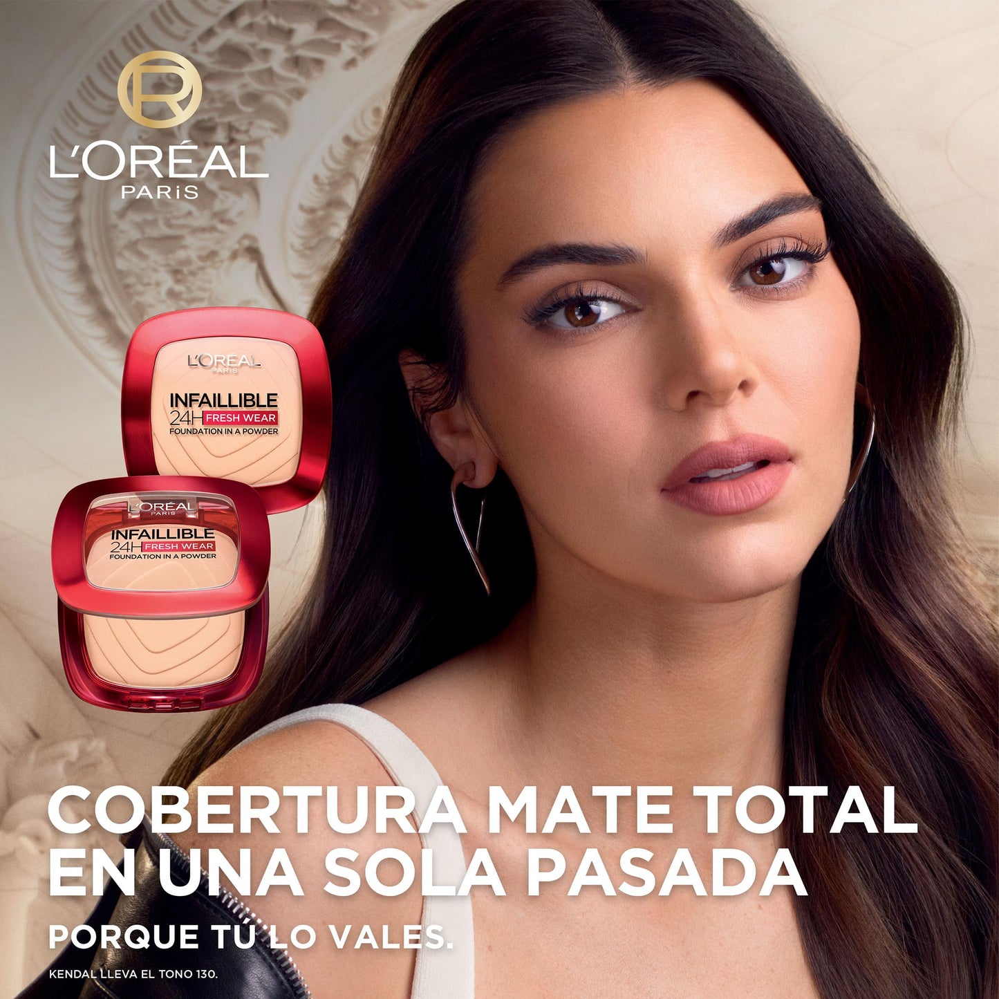 Polvos Compactos Mate Infalible 24H L'Oréal Paris - Tono 140