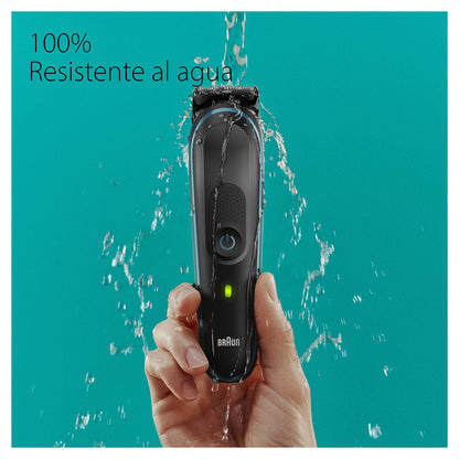 Braun Recortadora de Barba Series 5 Máquina Cortar Pelo, Máquina de afeitar, Cortapelos Hombre con Kit 10 En 1 Para Barba, Pelos, Depilación Masculina, MGK5445