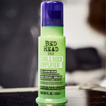 BED HEAD by TIGI - Curls Rock Crema Voluminizadora para Rizos Definidos y Brillantes (113 ml)