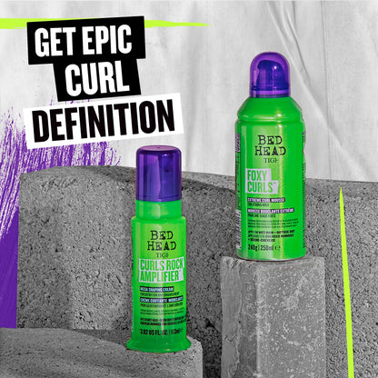 BED HEAD by TIGI - Curls Rock Crema Voluminizadora para Rizos Definidos y Brillantes (113 ml)